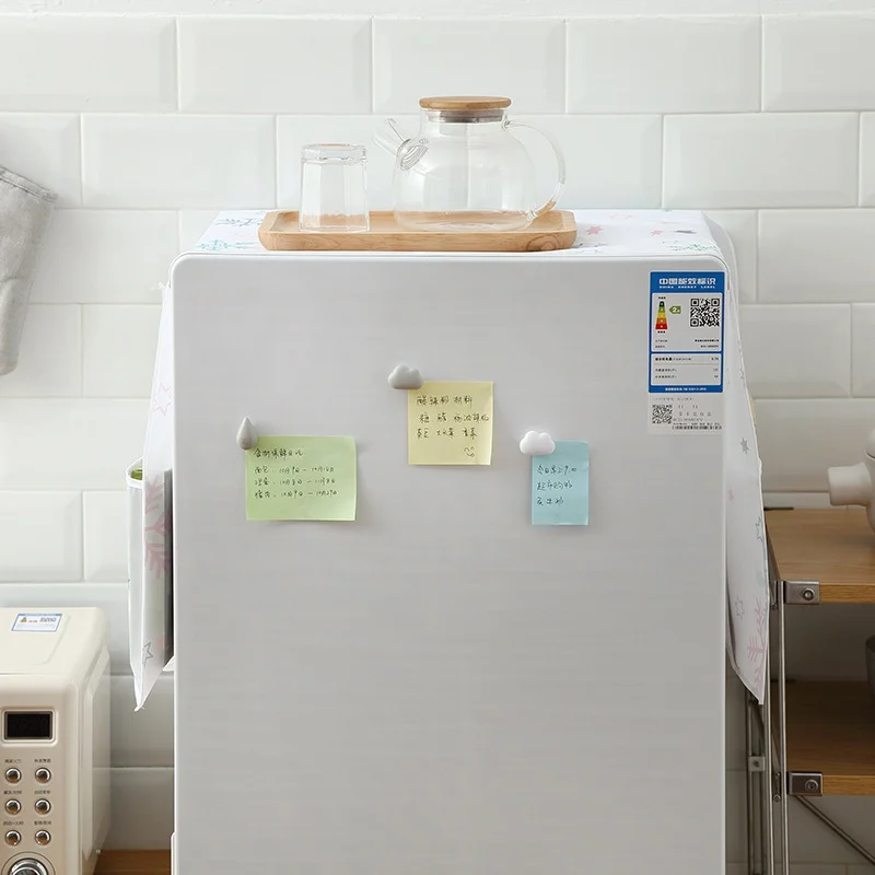 Холодильник пылезащитный чехол многоцелевой верхней крышки водонепроницаемый стиральной машины покрытия на холодильник