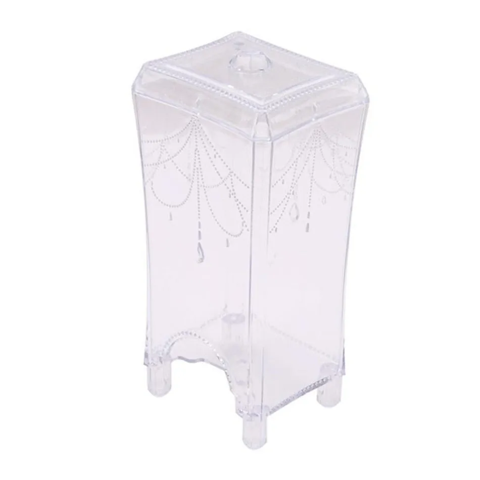 Cosmetics Cotton Swab Storage Box Container Portable Acrylic Makeup Cotton Pad Holder Case Boxes Makeup storage
