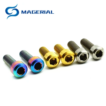 

Titanium bolt M5x16mm Thumb Shifter Ti Multiple Gold Column Head Hexagon Socket Ti screws Ti fasteners Tc4 6pcs