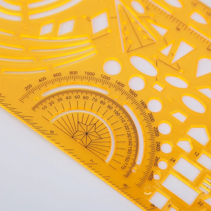 23 Styles Ruler Durable K Resin Military Drawing Furniture Construction Architect Template Drafting Ruler Stencil Measuring Tool stainless steel ruler triangle ruler ruler set drawing ruler straight ruler folding ruler metal ruler plastic ruler quilting ruler rotatable ruler