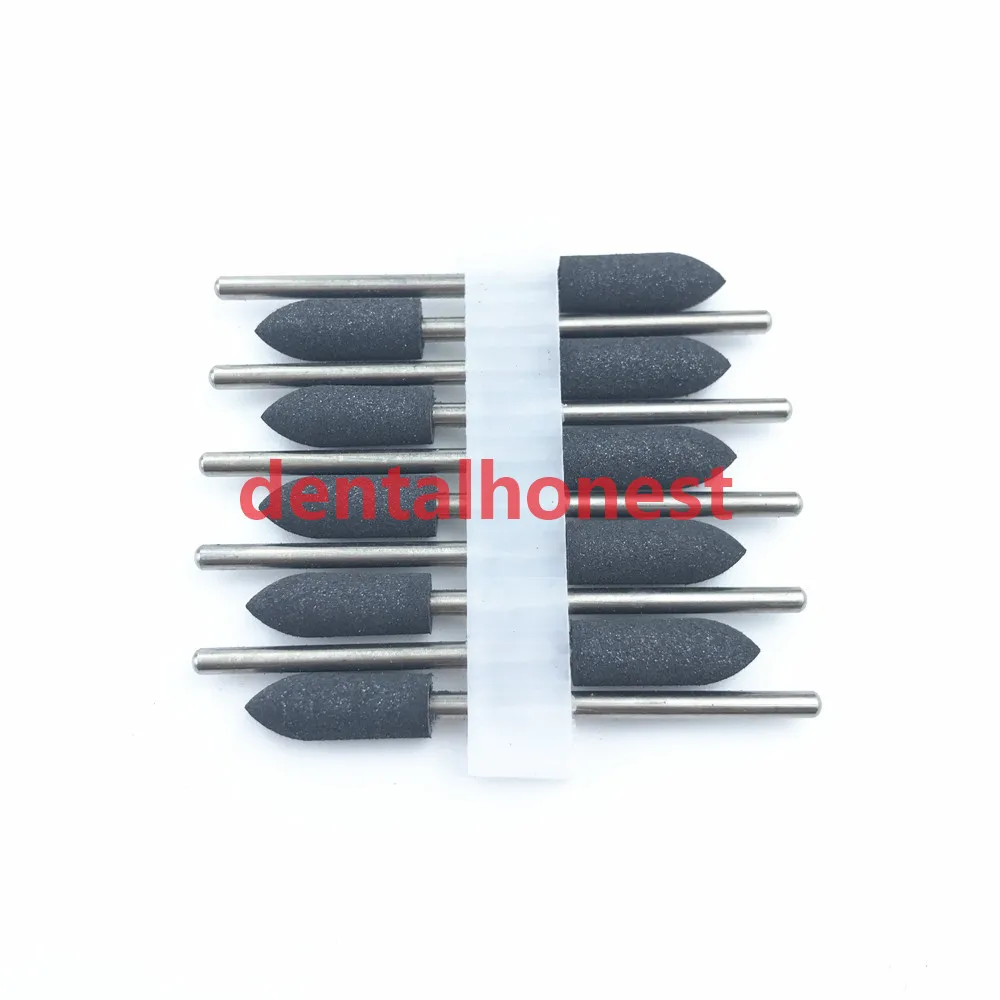 10pcs black Стоматологические силиконовые полировальные боры полировочные боры 2,35 мм - Цвет: 10pcs black