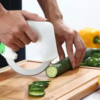 

Stainless Steel Round Wheel Vegetable Chopper Slicer Circular Rolling Knife Easy Cutting Tools New Kitchen Gadgets