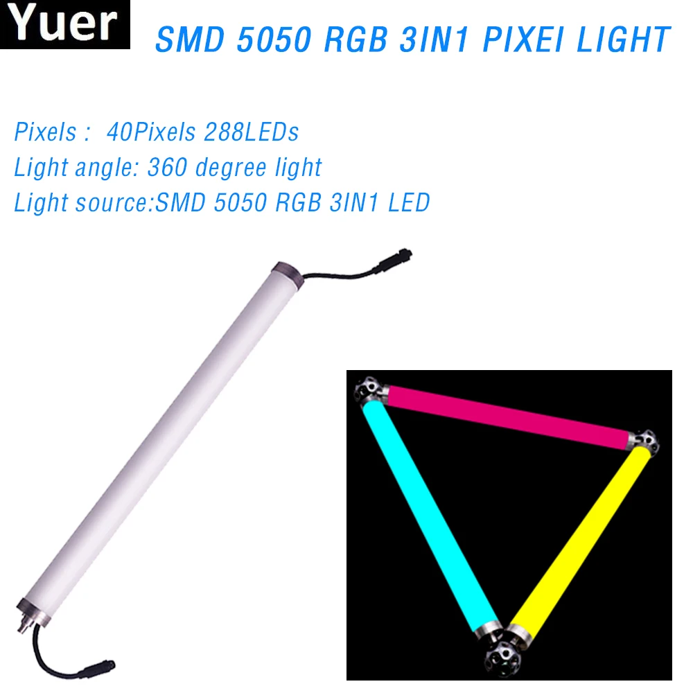 SMD 5050 RGB 3в1 288 светодиодный светильник с пикселями DMX 512 управление DJ вечерние сцены