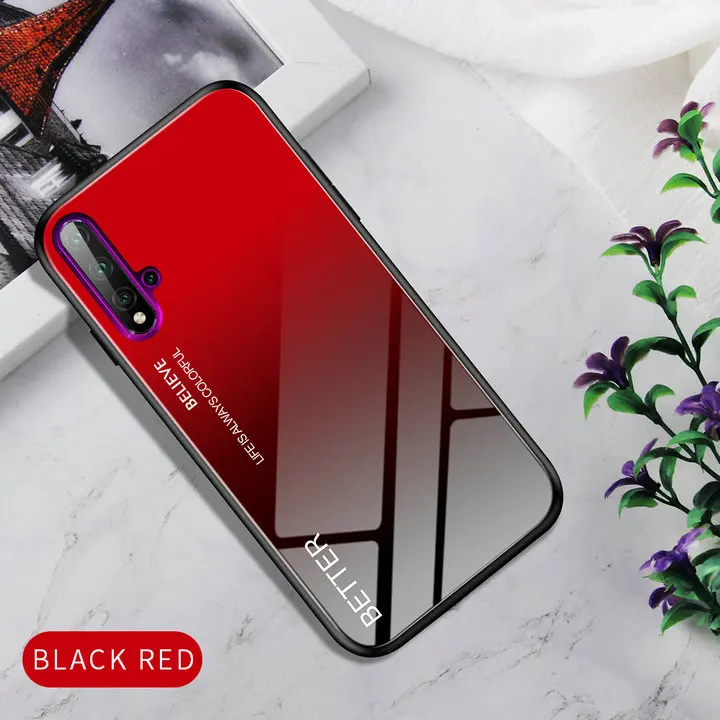 Nova 5 T, Роскошный чехол для huawei Nova 5 T, чехол из закаленного стекла с мрамором, задняя крышка, TPU бампер для Funda huawei Nova 5 T, чехол 5i T5 Nova5T