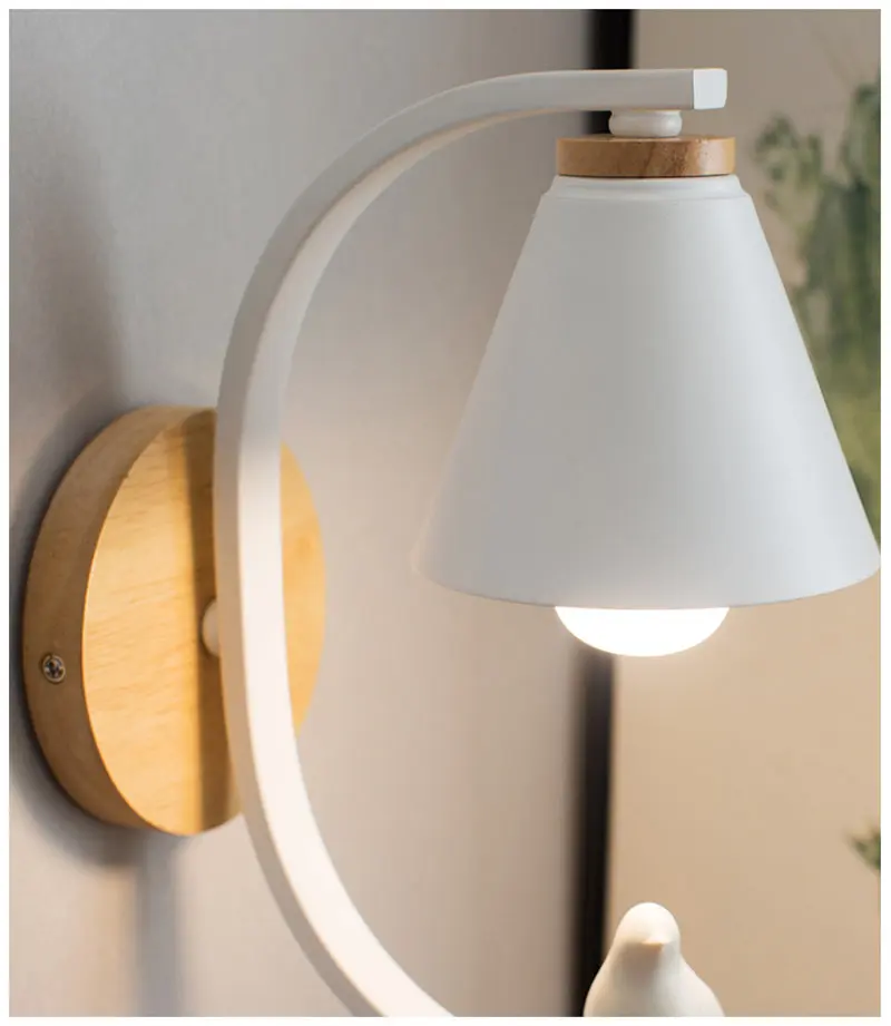 Современный скандинавский минималистичный настенный светильник deco креативный lron светодиодный светильник для гостиной, столовая, кафе
