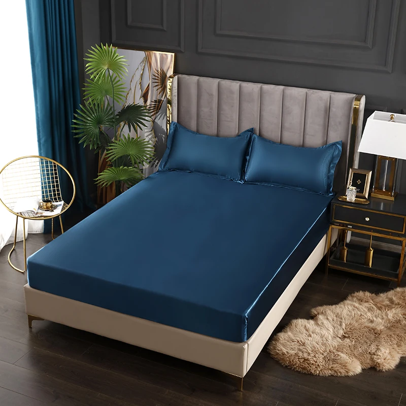 Fashionable Satin Elastic Fitted Sheet Elastic Bands For Bed Sheet 160*