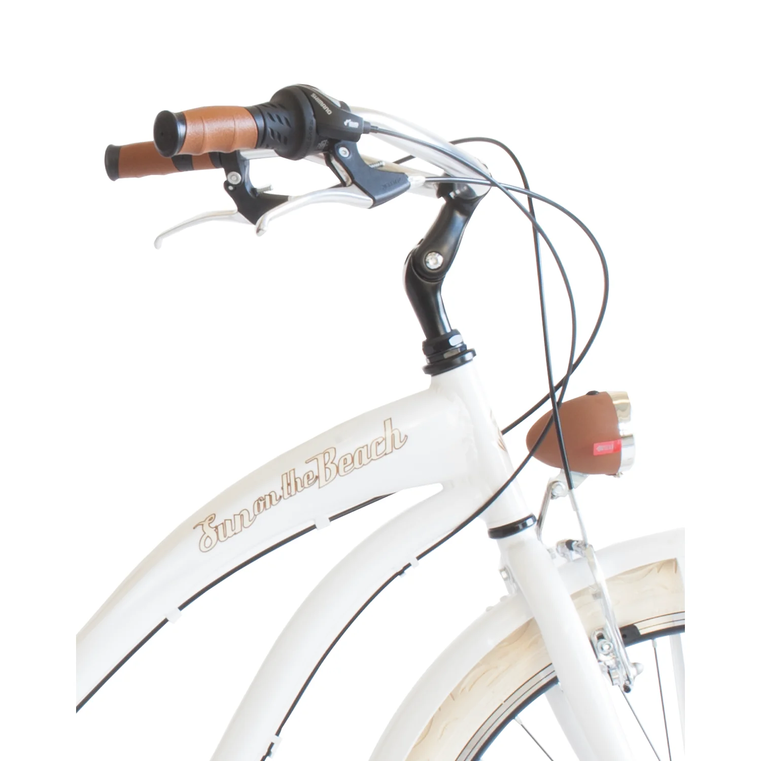 Bike Via Veneto VV790L CRUISER aluminium , 6 speeds, Wheels 26 & times; 2.125-blanca