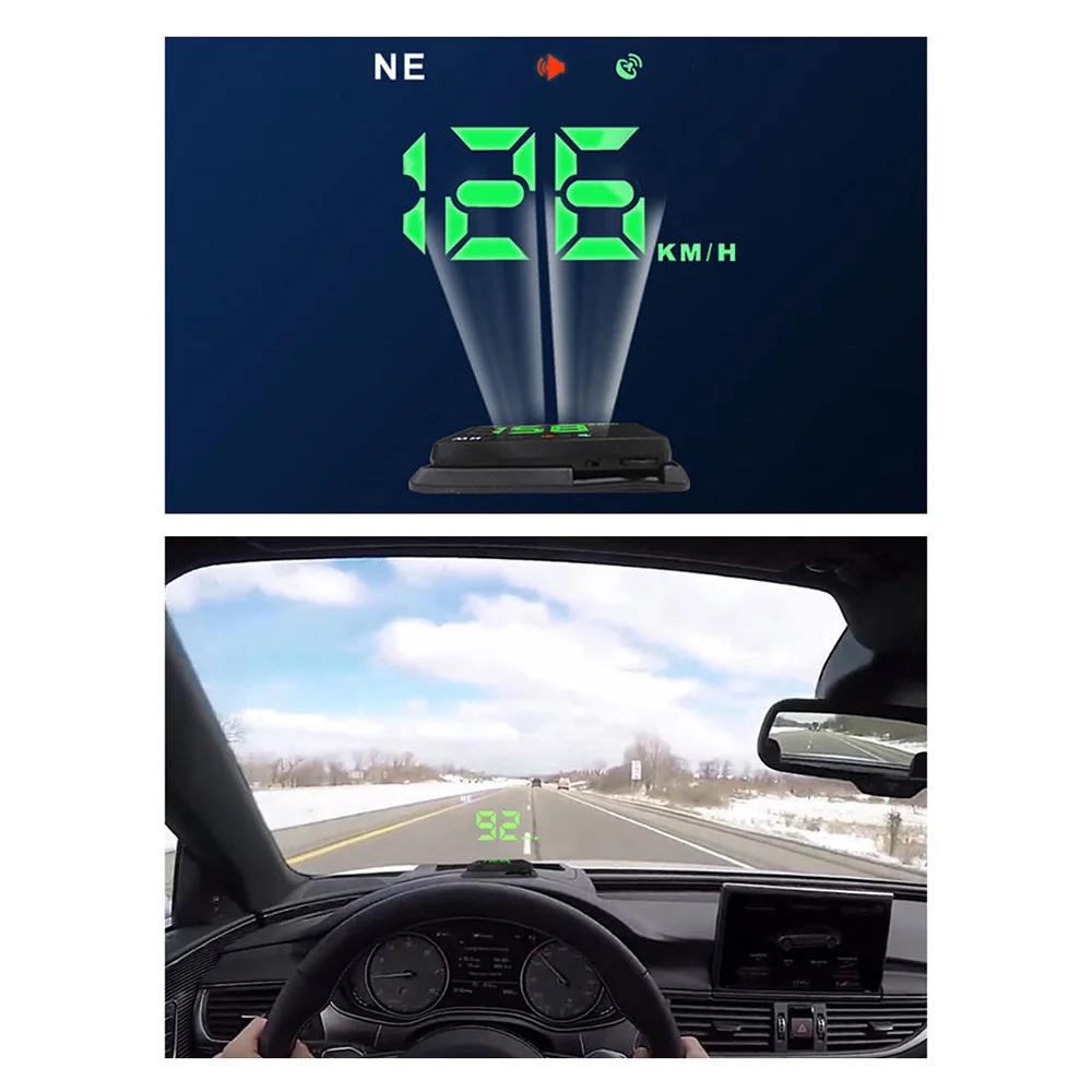 Cabeça do Carro Tela 3.5 Polegada hd Display Velocímetros Projetor Universal Estilo Acessórios Gps Hud up 11 High Quality Automóveis e motos