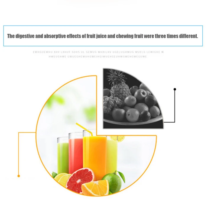 Electric Juicer Blender Stainless Steel Fruit Mixers Juice Maker Machine for Home Kitchen 669