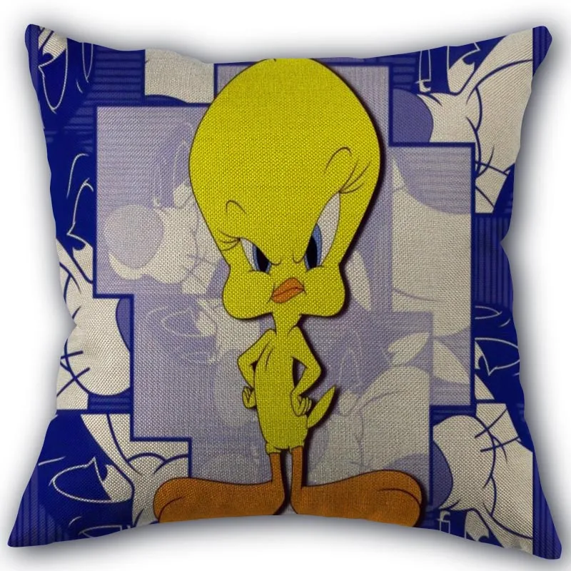 Новинка; Лидер продаж на заказ морском стиле с надписью Tweety наволочка льняное белье фабричный Текстиль для дома наволочка квадратной формы размером 45*45 см свадебные декоративные наволочка - Цвет: 12