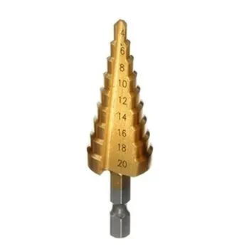 

Hex Shank Straight Groove Step Drill Single 4-20 Cutter Set Pagoda Drill Set Hex Shank Step Drill Taper Set