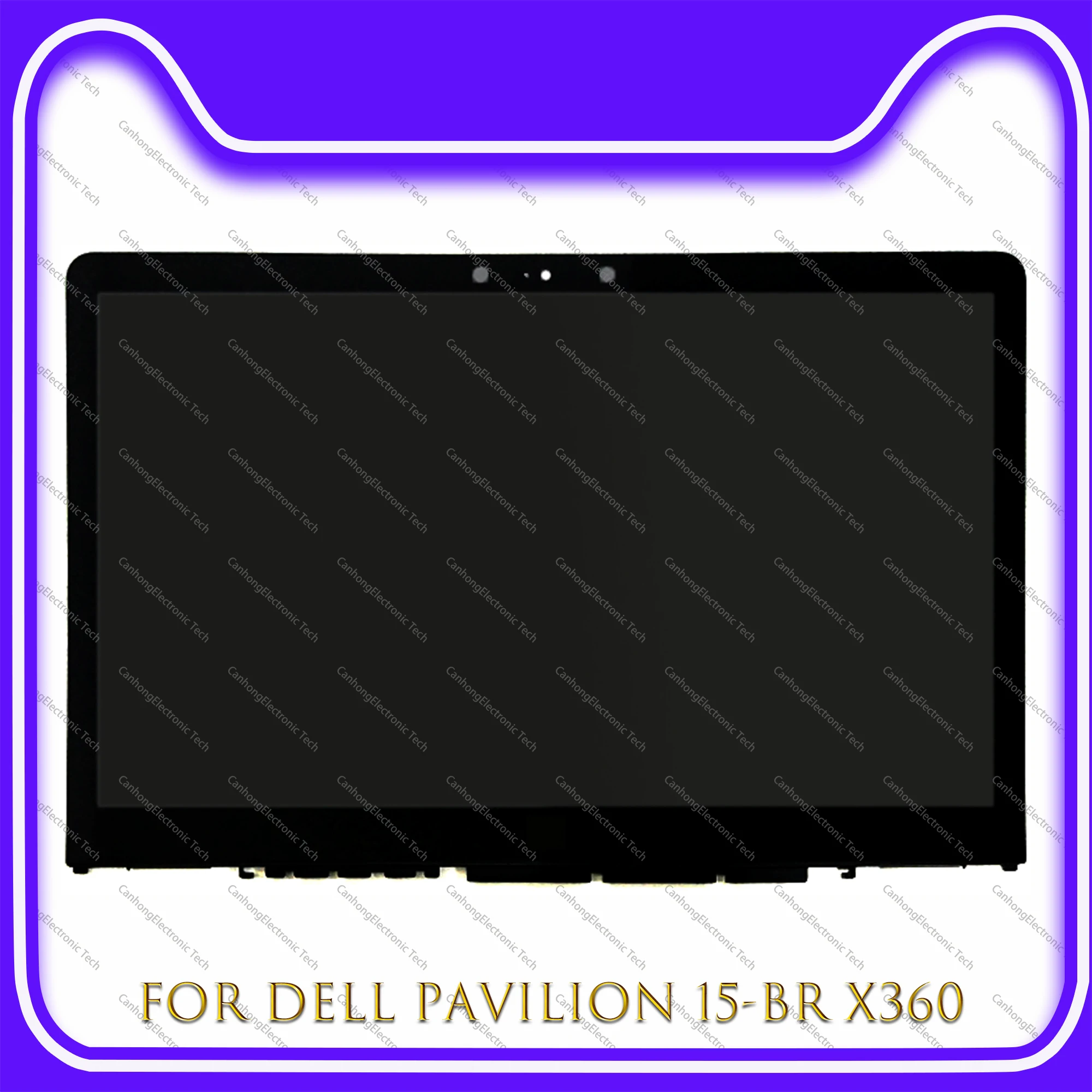 

15,6 ''для HP Pavilion x360 15-BR Series 15-br010ca ЖК-дисплей с сенсорным дигитайзером в сборе с рамкой 924530-001 924531-001