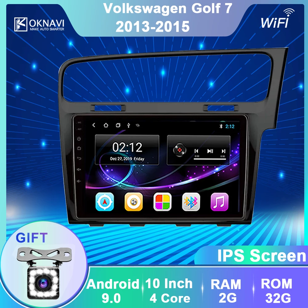 OKNAVI 10 ''Android 9,0 Автомобильный мультимедийный GPS плеер для Volkswagen Golf 7 RHD 2013 2015 автомобильный Радио Стерео навигация IPS экран OKNAVI 10 ''Android 9,0 Автомобильный мультимедийный GPS плеер для Volkswagen Golf 7 RHD 2013 2015 автомобильный Радио Стерео навигация IPS экран