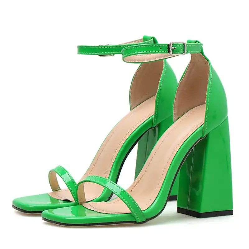 neon green platform shoes