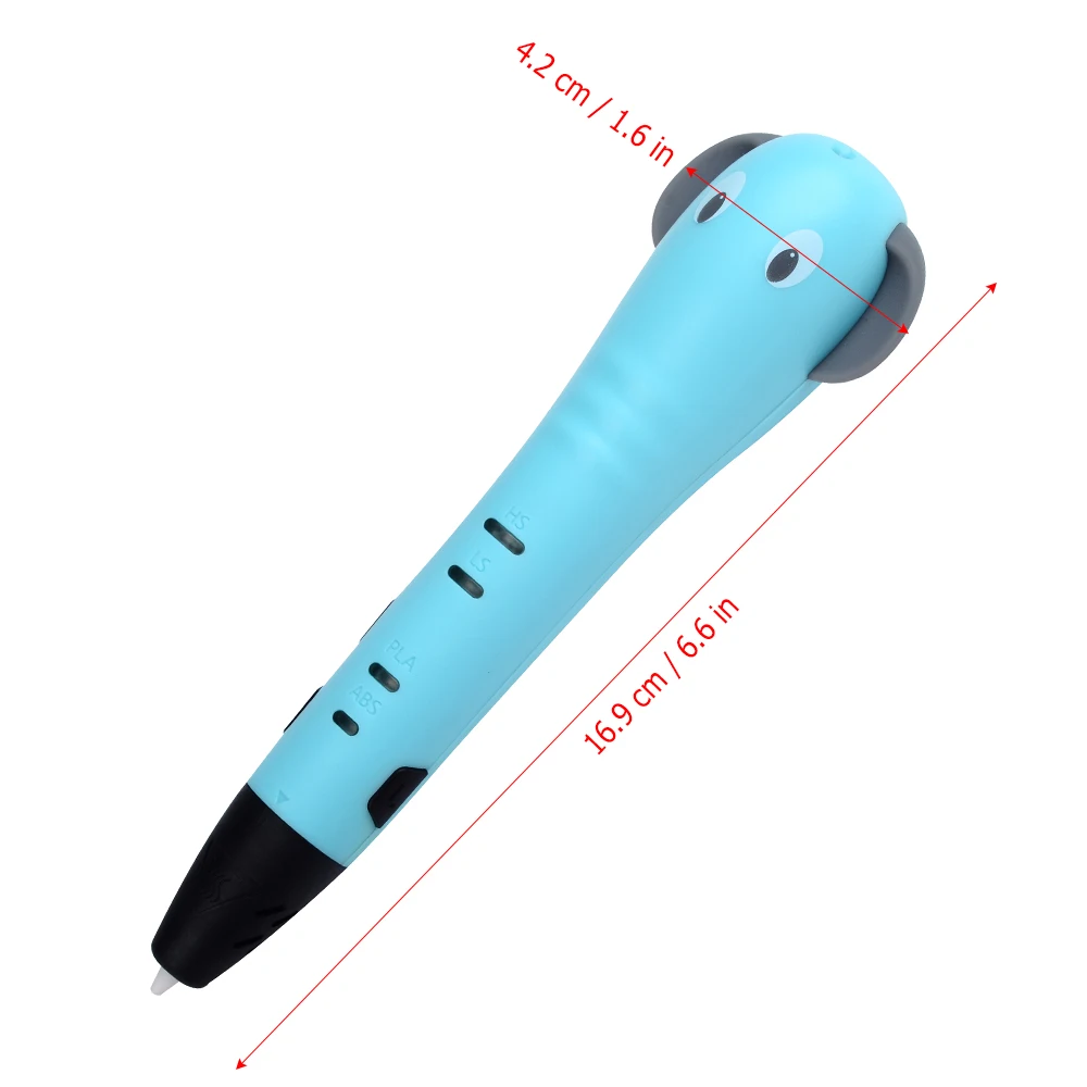 Мультфильм милый 3D Ручка для рисования печать ручка с PLA нити Обучающие игрушки креатв подарки для детей DIY