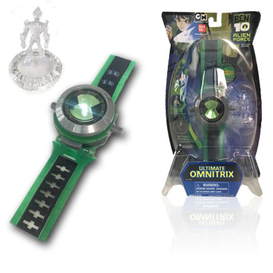 Часы Ben10 Ben 10 Ultimate Omnitrix style. Япония проецирующие часы оригинальные часы импульсная игрушка - Цвет: Boxed (no batteries)
