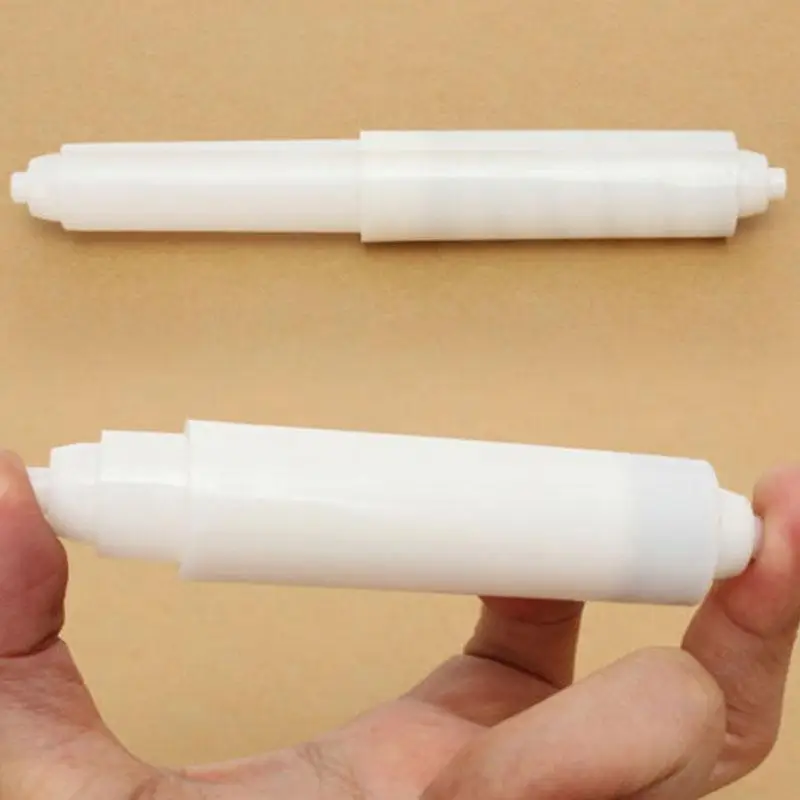 Stretch Toilet Roll Paper Shaft Flexible Plastic Insert Bathroom Accessories Holder 1pcs