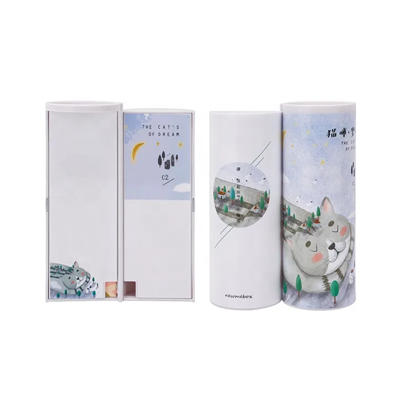 Пенал большой емкости чехол для карандашей и ручек макияжа прочные студенческие