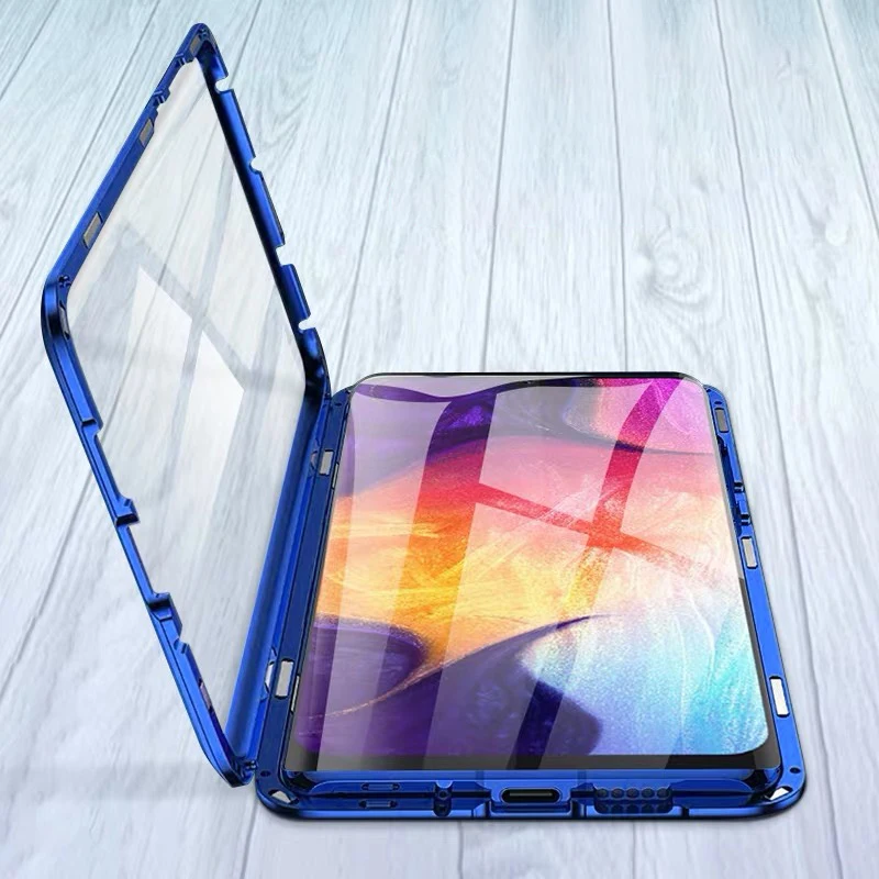 Поглощение электромагнитных волн металлические чехолы для samsung Galaxy A70 чехол для телефона двухсторонняя, для стекла 360 противоударный samsung Galaxy A70