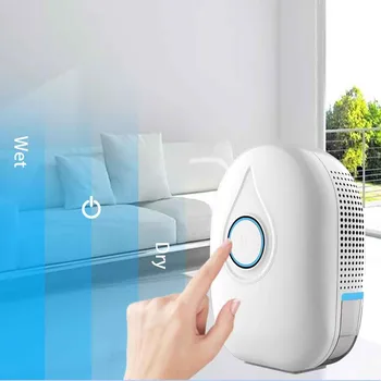 

300ML Electric Air Dehumidifier For Home Portable Moisture Absorbing Air Dryer With Auto-Off And Led Indicator Air Dehumidif