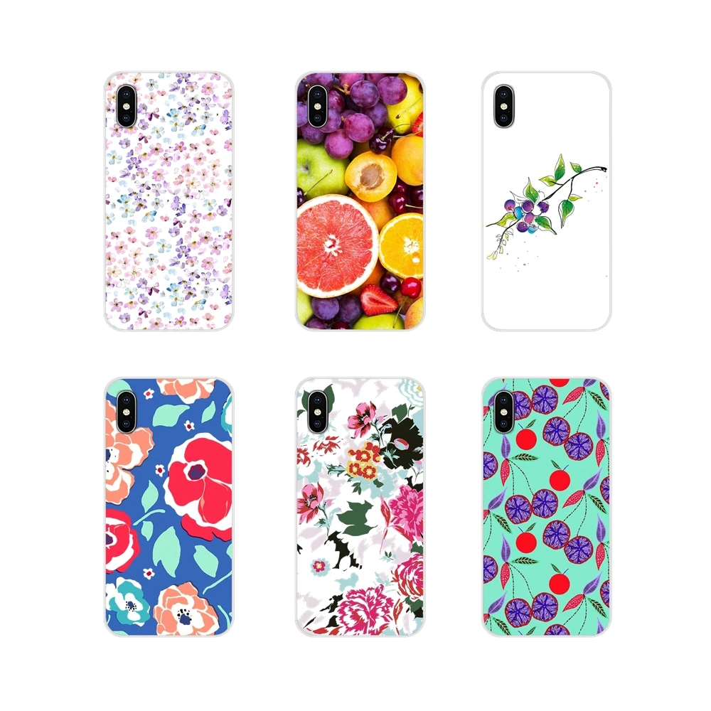 Модный чехол для телефона Apple iPhone X XR XS 11Pro MAX 4S 5S 5C SE 6S 7 8 Plus ipod 5 6 цветы фрукты Роза