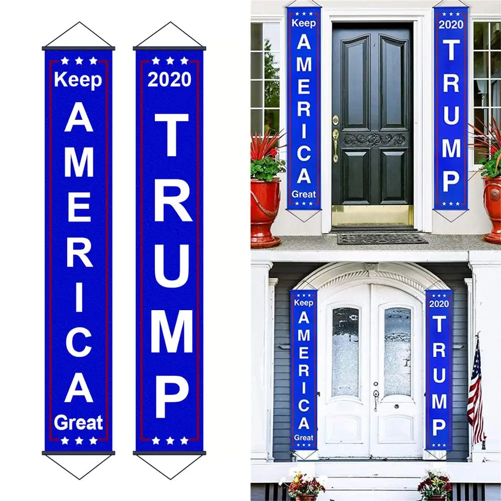 Дональд флаг "Трамп" баннер держать America Great флаг крыльцо неоновая вывеска для президент подвесная гирлянда Америка вечерние Декор прямой поставки