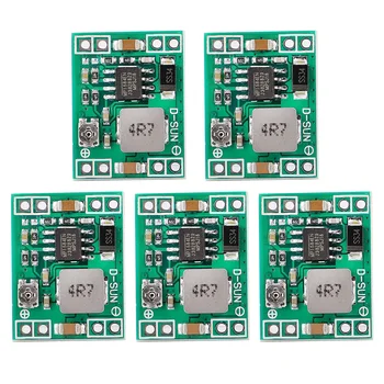 

5pcs Power Module Step Down DC-DC Adjustable 5V Output Power Module Converter Voltage Regulator for Truck Car Auto Vehicle