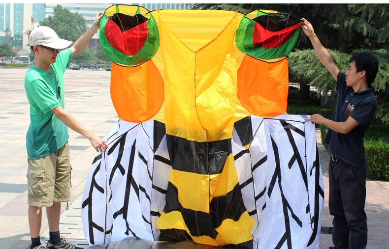 Outdoor Fun Sports For Adults   3m/4m  Single Line Power  Software Animal Hornet  Bee Kite  With  Handle And Line Good Flying 5