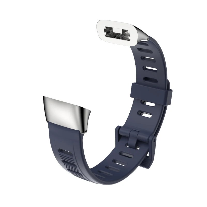 Для Huami Amazfit Cor 2 ремешок умный ремешок Спортивный Браслет Силиконовый сменный Браслет аксессуары - Цвет: Midnight Blue