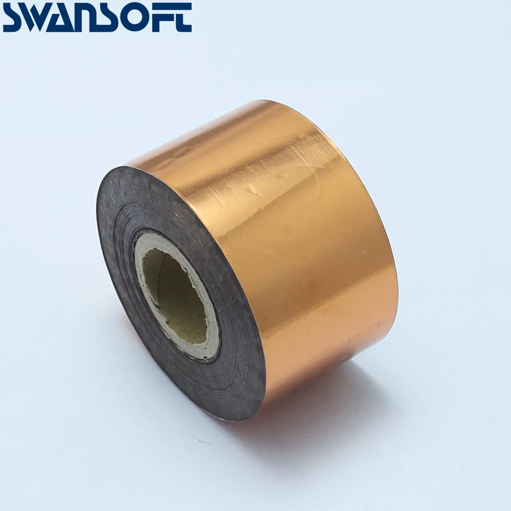SWANSOFT 120 м/рулон золотого и серебряного цвета бумажные рулоны из фольги горячего