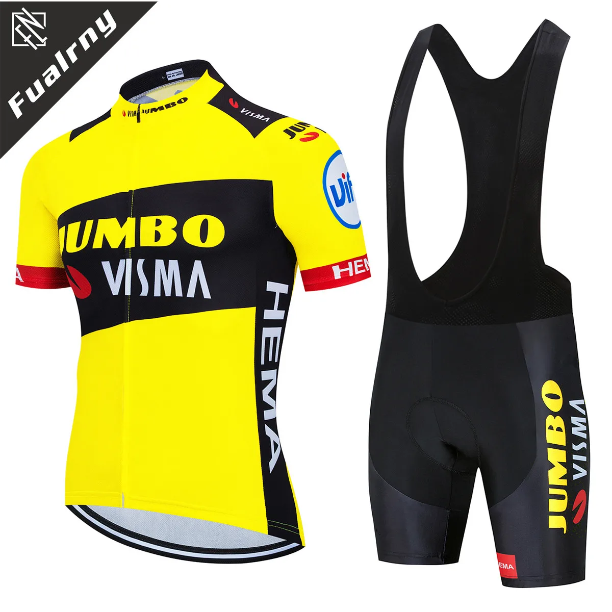 Новинка 2020 Джерси для велоспорта JUMBO VISMA 19D велосипедные шорты костюм одежда