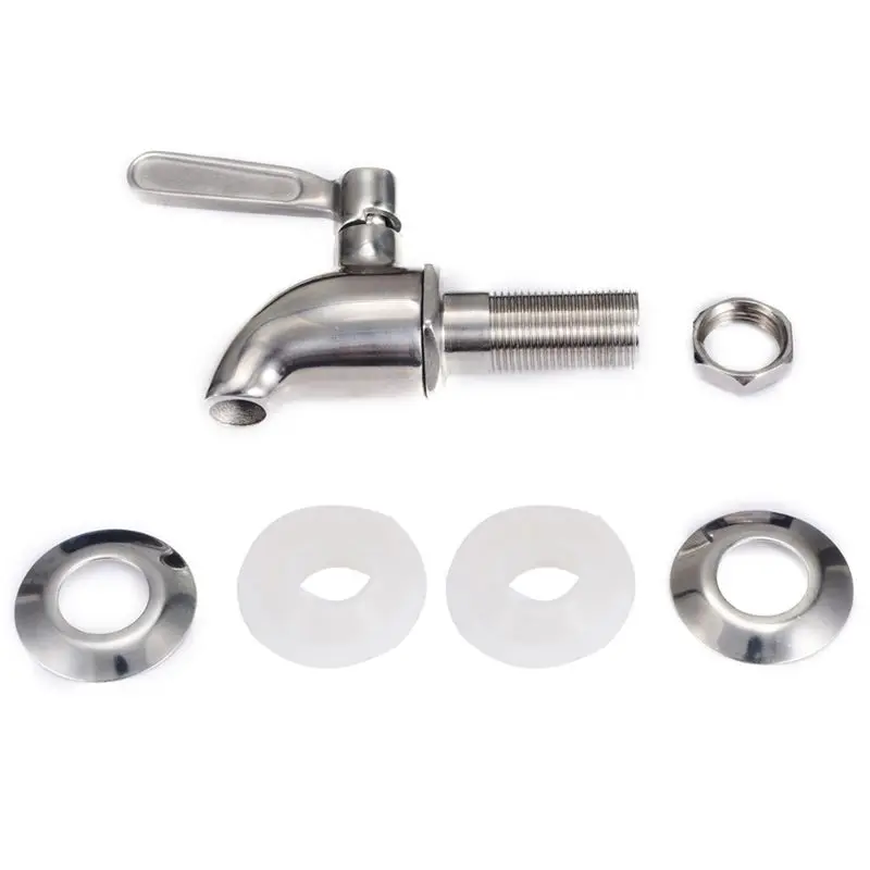 TOP!-Stainless Steel Faucet Tap Draft Beer Faucet For Home Brew Fermenter Wine Draft Beer Juice Dispenser Drink Fridge Kegs