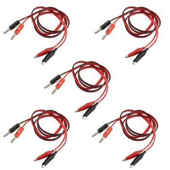 

Multimeter Probe Electrical Clamp Testing Cord Lead Clip to Banana Plug Cable U90A