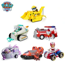 Original Paw Patrol Everest Tracker Apollo Skye Spin Master Rescue Vehicle Toy Set Anime Action Figure Toy Kid Gift