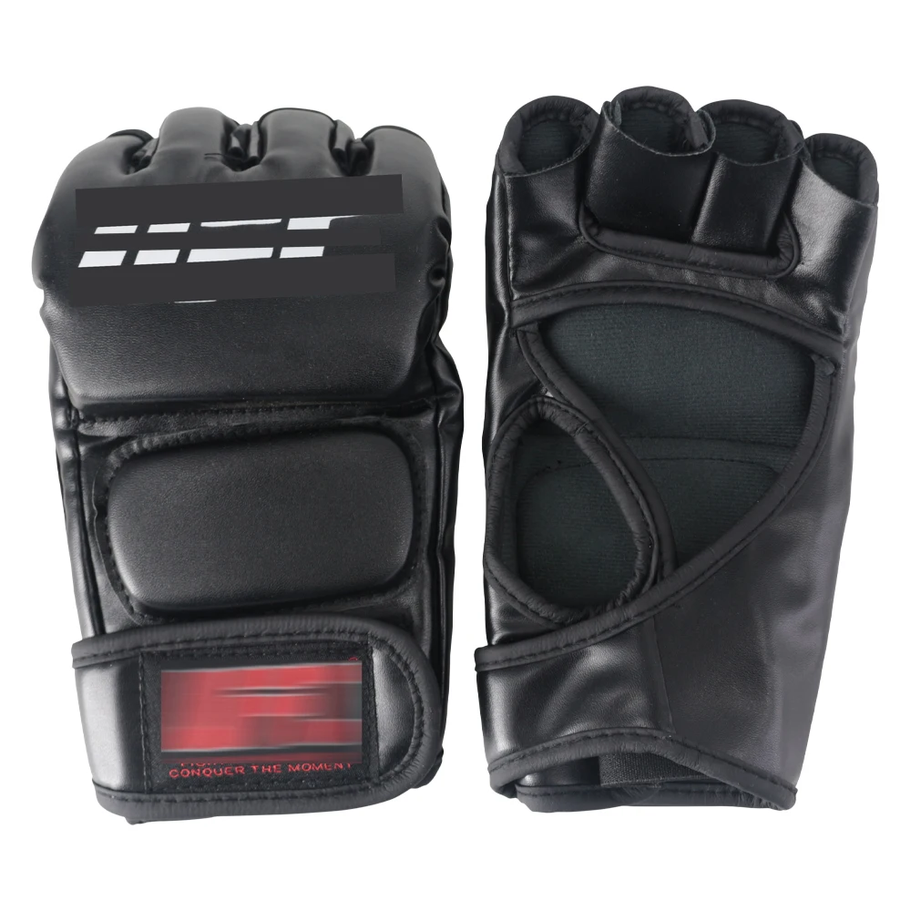 Men's Half-finger Boxing Gloves MMA Boxing Gloves Kick Boxing Karate Muay Thai Mixed Fighting Gloves Kick Boxing Training Gloves