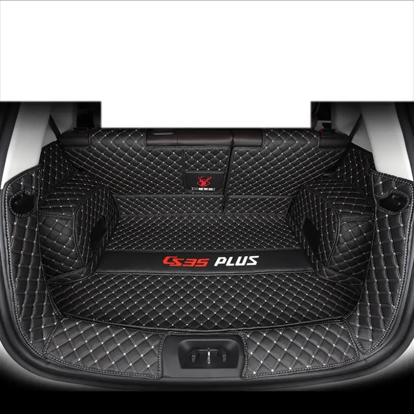 for changan cs35 plus wearable fiber leather car trunk mat cargo liner 2017 2018 2019 2020 luggage boot carpet rug | Автомобили и