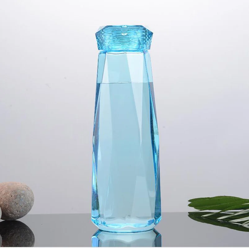 BPA бутылка для воды пластиковая Спортивная скраб герметичная Питьевая Бутылка портативная модная посуда для напитков Туристические Бутылки
