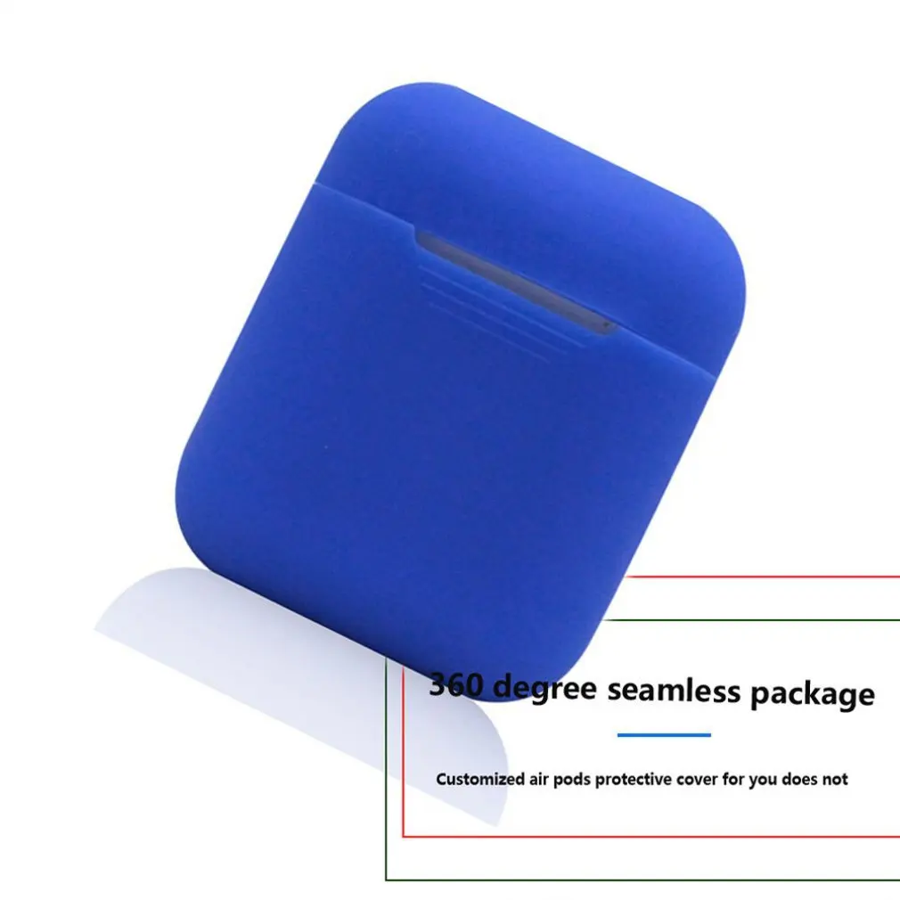 Мягкий силиконовый чехол, наушники для Apple Airpods, Bluetooth, беспроводные наушники, защитный чехол, коробка для Air Pods, наушники, сумка