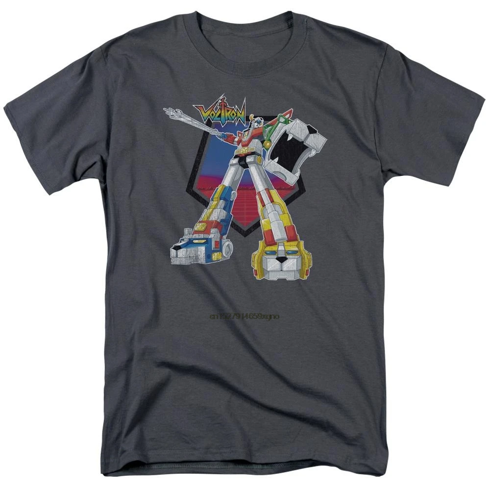 2019 Printed Men T Shirt Cotton Short Sleeve Voltron Blazing Sword Men's Regular Fit T-Shirtwomen t shirt | Мужская одежда