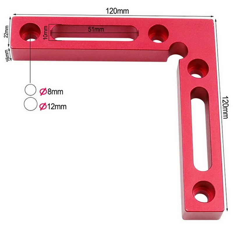 90 градусов позиционирования квадраты Правый Угол зажимы деревообрабатывающие