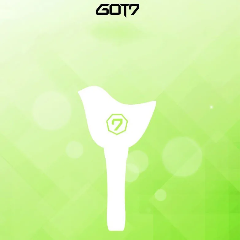 Kpop светильник sstick для BLACKPINK EXO GOT7 BIGBANG NCT TWICE WANNAONE super junior красный бархат для девочек поколение концертного свечения - Цвет: GOT7