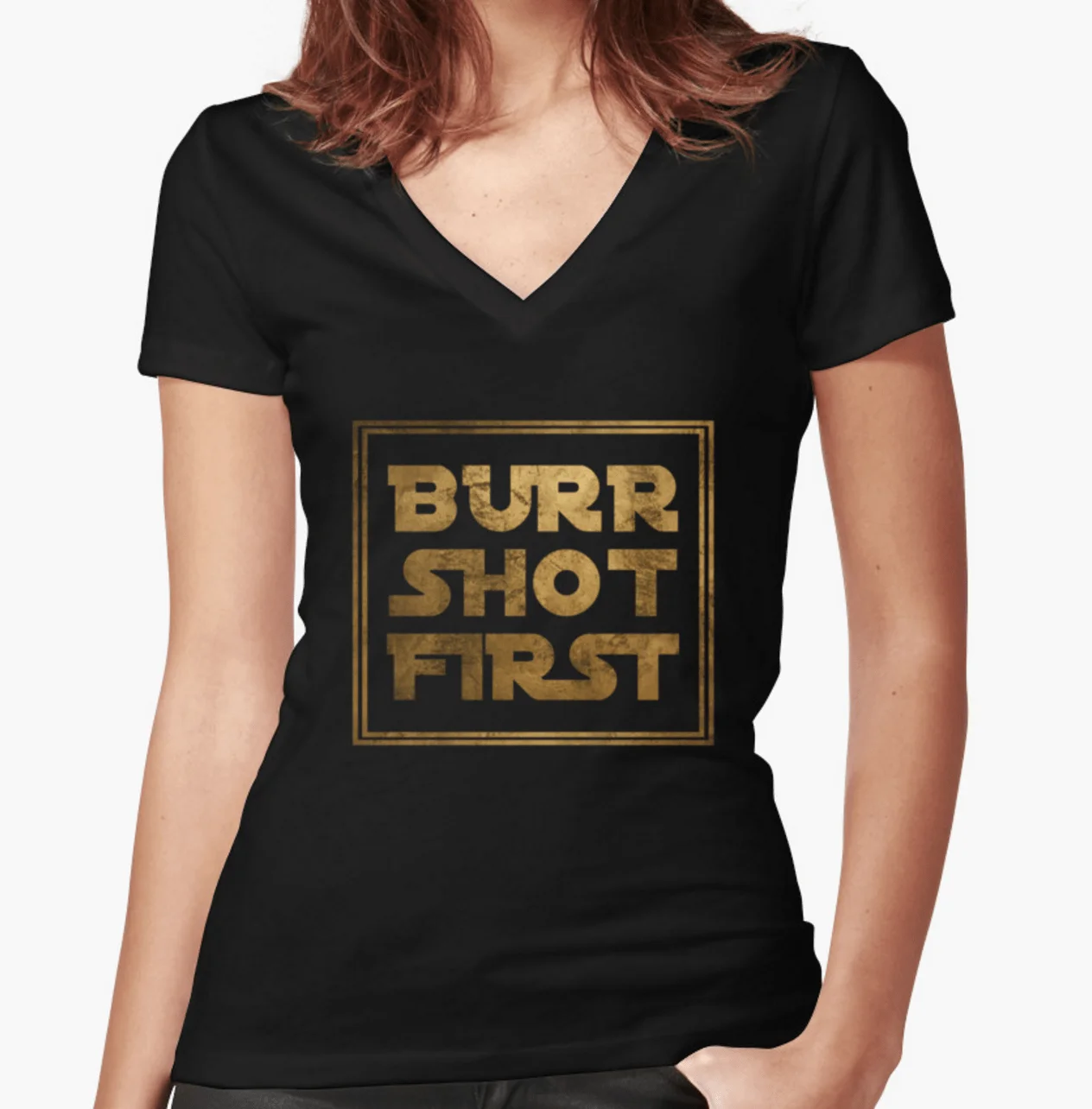 Burr Shot первая женская футболка гамилтон подарок для поклонников хита музыкального