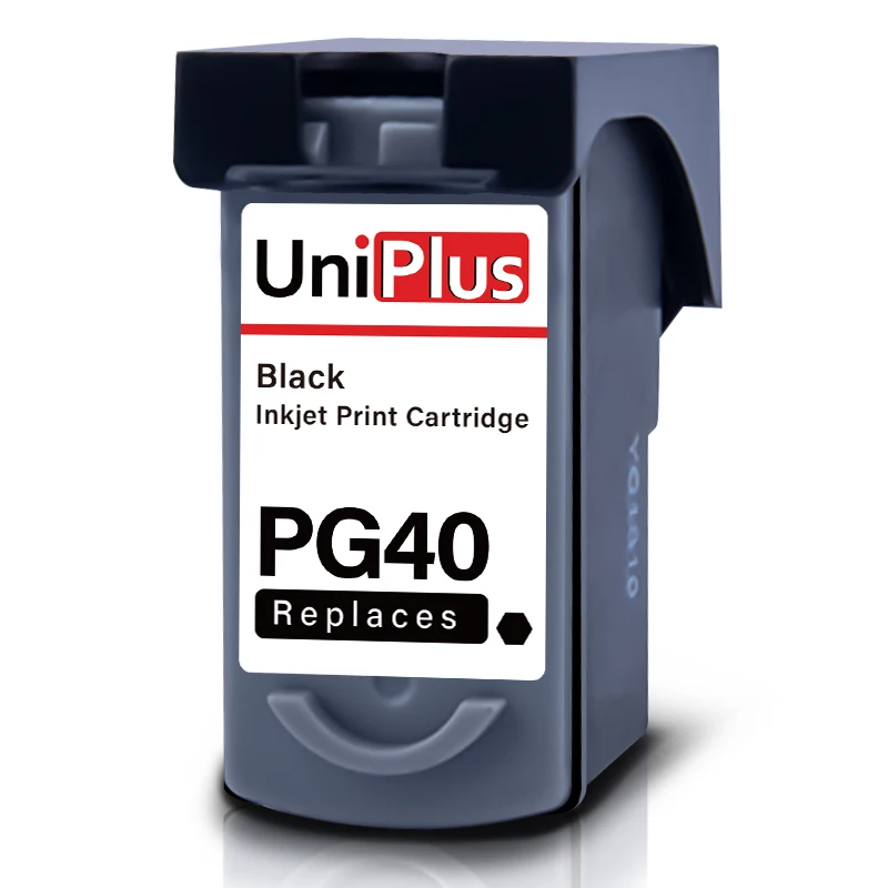 UniPlus CL41 Замена для Canon 41 XL PG 41 три Цвет чернильный картридж Canon Pixma 6220D 6310D 6320D 2200 2400 2500 2580 2600 принтер - Цвет: PG40 Black