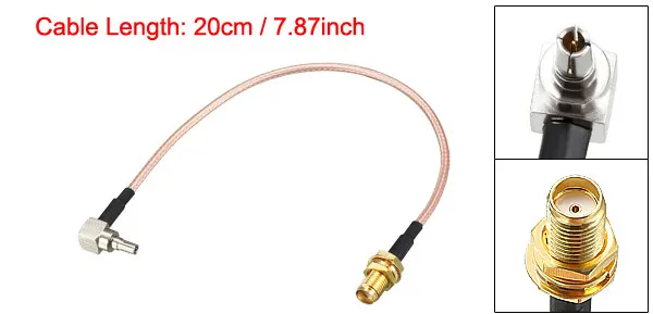 uxcell Low Loss RF Coaxial Cable Connection SMA Female SMB Male SMA-J Male SMA-KY Female BNC-KY Female Coax Wire RG-316 - Цвет: SMAFemaleCRC9