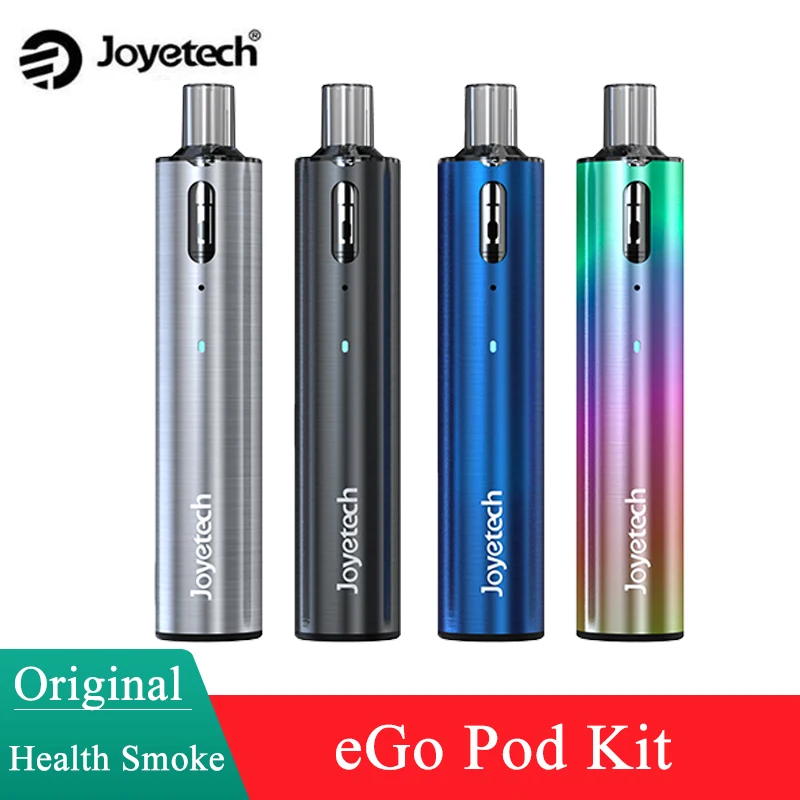 Joyetech-Kit de vapeo eGo Pod Original, batería de 1000mAh, Cartucho Pod de 2ml, sin botón, cigarrillo electrónico, MTL