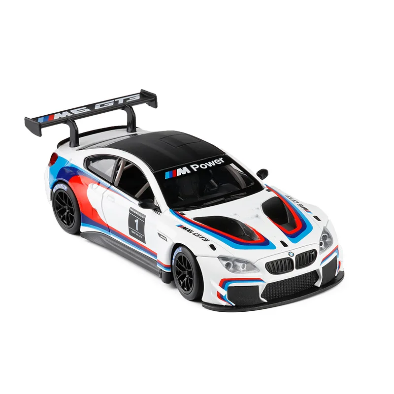 1:24 M4 M6 DTM/Z4 GT3 свободный высокий свет спортивного гоночного автомобиля Модель горячего Цвета колеса литой под давлением металлический сплав автомобиля - Цвет: M6 no box