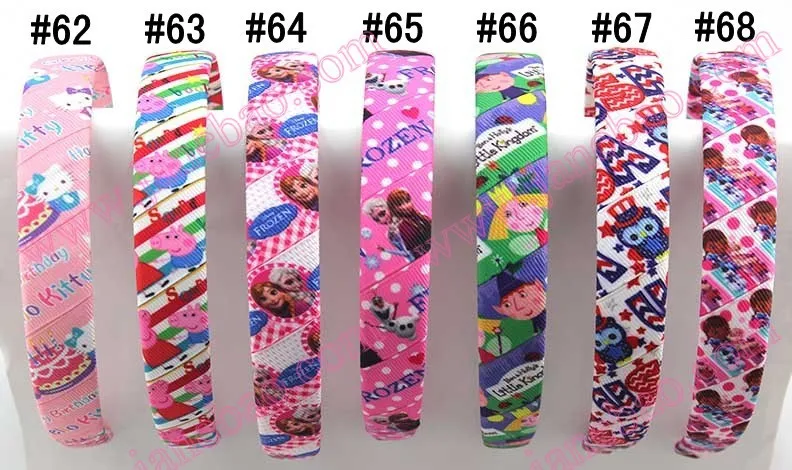 30 шт. 3/4 ''-1'' повязки на голову с лентами для девочек модные жесткие повязки на голову для девочек смешанные цвета