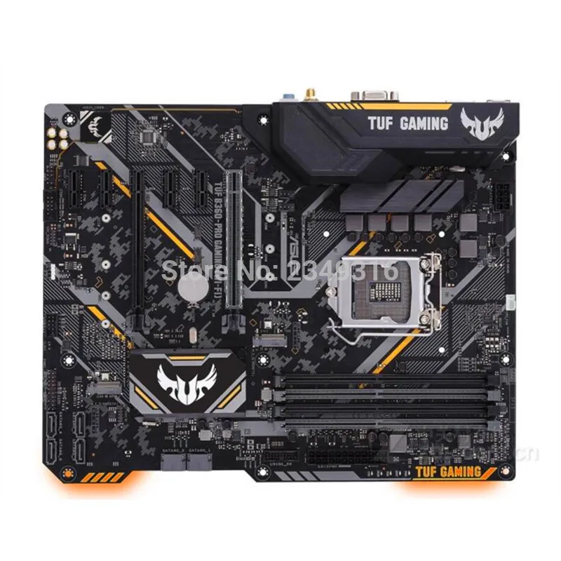 Для ASUS TUF B360-PRO GAMING (Wi-Fi) используется оригинальная материнская плата Socket LGA 1151 DDR4 B360