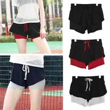 Шорты для йоги, женские шорты для бодибилдинга, фитнеса, 5 размеров, 3 цвета, юбка-брюки, одежда, мягкие женские спортивные шорты