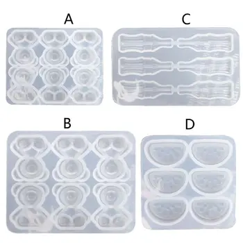 

Gummy Molds Silicone Bear Orange Candy Chocolate Coke Drink Bottle Resin Mold Dried Flower Resin Decorative DIY Hand Crafts